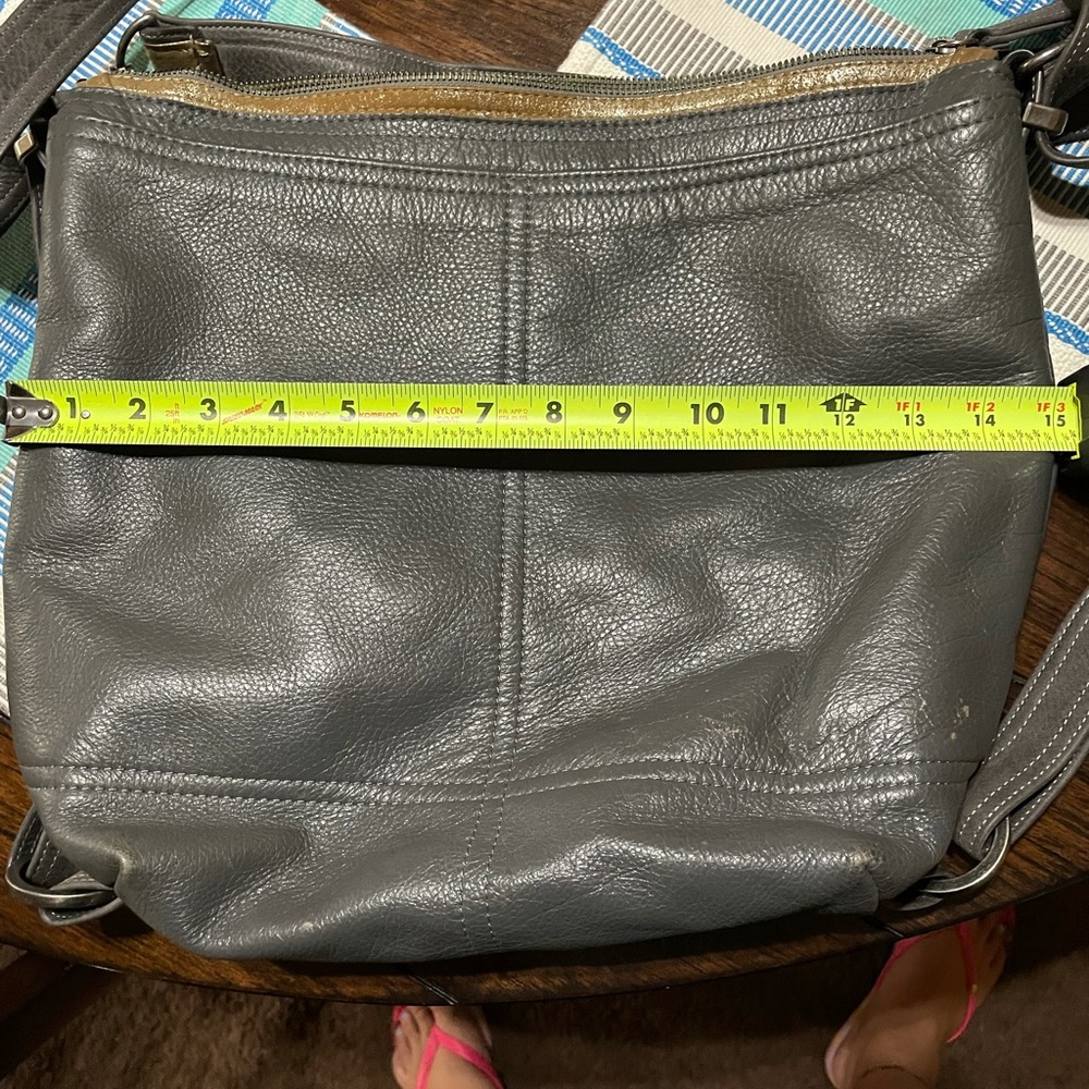 Rough & Tumble medium vintage open pocket hobo - Picture 3 of 9